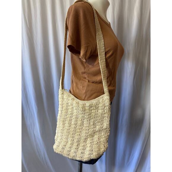 Carlo D'Santi Crochet Shoulder Bag - Picture 1 of 5
